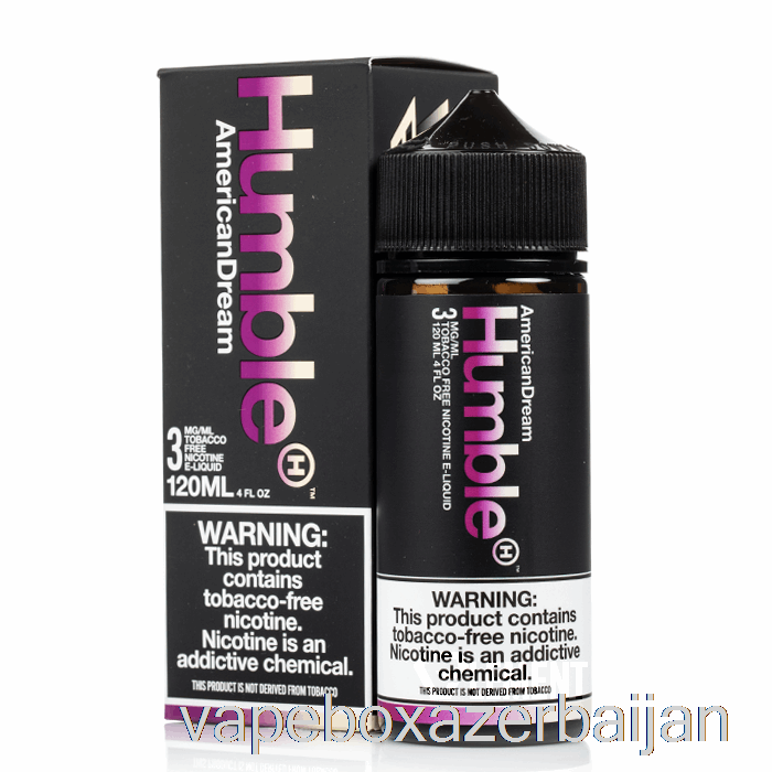 E-Juice Vape American Dream - Humble Juice Co. - 120mL 6mg